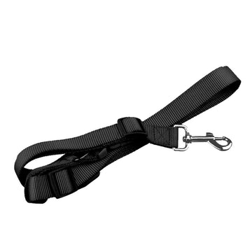 Adjustable Dog Hands Free Leash Waist Belt Buddy Jogging Walking Running Black Uniwide